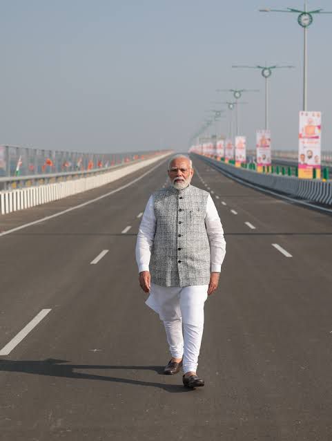 pm modi on atal setu